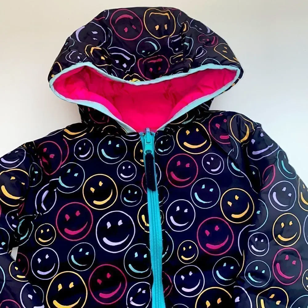 🔥ANDY & EVAN REVERSIBLE JACKET COAT SZ 3T girl